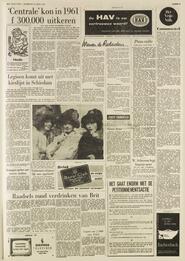'Centrale' kon in 1961 f 300.000 uitkeren in Het vrĳe volk : democratisch-socialistisch dagblad