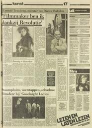 Fellini in Het vrĳe volk : democratisch-socialistisch dagblad