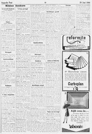 Advertentie in Haagsche post : een Hollands weekblad / onder leiding van S.F. van Oss