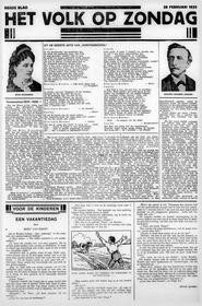 Vorstenschool 1875—1925. in Het volk : dagblad voor de arbeiderspartĳ