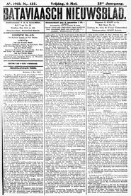 NEDERLANDSCH INDIE. Batavia, 6 Mei 1910. in Bataviaasch nieuwsblad