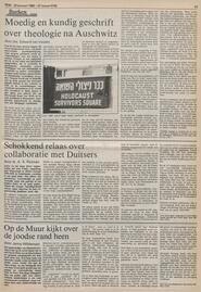 Op de Muur kijkt over de joodse rand heen door Janny Wildemast in Nieuw Israelietisch weekblad