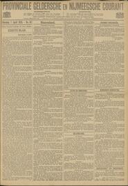 Dinsdag 7 April 1925. - No. 82 Deze Courant bestaat uit twee bladen. EERSTE BLAD. Spoorwegen in Indië. in Provinciale Geldersche en Nijmeegsche courant