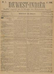 Paramaribo, 21 Januari 1896. in De West-Indiër : dagblad toegewĳd aan de belangen van Nederlandsch Guyana
