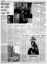 Berlage en zijn crisis van ’89 in De tĳd : dagblad voor Nederland