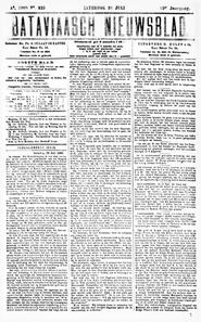 NEDERLANDSCH INDIE. Batavia, 28 Juli 1900. in Bataviaasch nieuwsblad