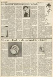 Het fiasco van een kwantitatieve methode in Leeuwarder courant : hoofdblad van Friesland