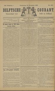 Binnenlandsche Berichten DELFT, 27 November 1907. in Delftsche courant