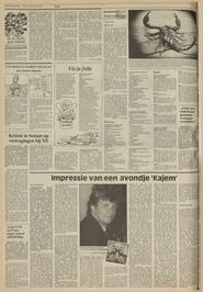 Impressie van een avondje 'Kajem' door A. Kamsteeg in Nederlands dagblad : gereformeerd gezinsblad / hoofdred. P. Jongeling ... [et al.]