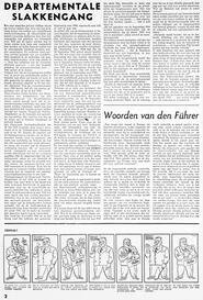 DEPARTEMENTALE SLAKKENGANG in Storm : blad der Nederlandsche SS