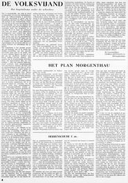 DE VOLKSVIJAND Het kapitalisme onder de arbeiders in Storm : blad der Nederlandsche SS