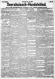 Nederlandsch-Indië. SOERABAIA, 25 JULI 1900. in Soerabaijasch handelsblad
