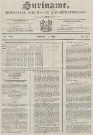 Paramaribo, 1 Mei 1882. in Suriname : koloniaal nieuws- en advertentieblad