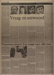 Drie bundels met interviews Vraag en in Leeuwarder courant : hoofdblad van Friesland