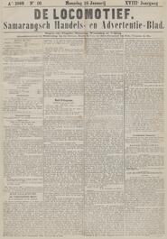 Mail-Telegram. ZATURDAG, 23 Januarij 1869. in De locomotief : Samarangsch handels- en advertentie-blad
