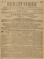 Paramaribo, 13 Maart 1897. in De West-Indiër : dagblad toegewĳd aan de belangen van Nederlandsch Guyana