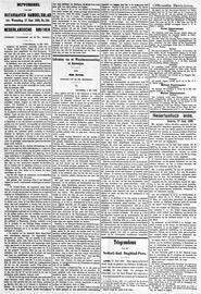 Indrukken van de Wereldtentoonstelling te Antwerpen DOOR Joh. Gram. (Geschreven voor het Bat. Handelsblad.) III. ANTWERPEN, 9 Mei 1885. in Bataviaasch handelsblad
