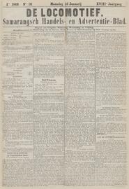 Mail-Telegram. ZATURDAG, 23 Jannarij 1869. in De locomotief : Samarangsch handels- en advertentie-blad