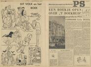 EEN BOEKJE OPEN OVER „'T BOEKHUIS” jaarproductie 1954: 14.000.000 kilo BOEK in Het Parool