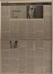 Vlaamse herinneringen van Jeroen Brouwers Omzien in wrok in Leeuwarder courant : hoofdblad van Friesland