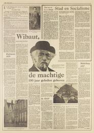 Walcheren 1859 Wibaut, de machtige 100 jaar geleden geboren De SDAP in Het vrĳe volk : democratisch-socialistisch dagblad