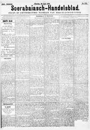 In en om de Hofstad. 28 Juni 1895. in Soerabaijasch handelsblad
