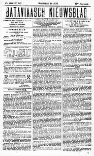 NEDERLANDSCH INDIË. Batavia, 20 Juni 1900. in Bataviaasch nieuwsblad