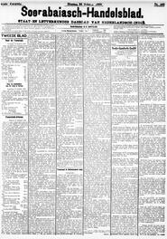 Nederlandsch-Indië SOERBAIA, 1 OCTOBER 1899. in Soerabaijasch handelsblad