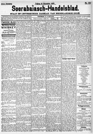 Nederlandsch-Indië SOERABAIA, 10 DECEMBER 1897. Sluiting deb Mails te Soebabaia. in Soerabaijasch handelsblad