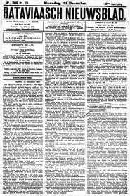 NEDERLANDSCH INDIË. Batavia, 31 December 1906. in Bataviaasch nieuwsblad