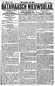 NEDERLANDSCH INDIE. Batavia, 29 Mei 1907. in Bataviaasch nieuwsblad