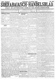 Nederlandsch-Indië. SOERABAJA, 12 October 1905. Sluting der Mails te Soerabaia. in Soerabaijasch handelsblad