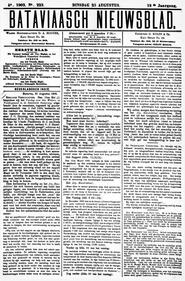 NEOERLANDSCH INDIË. Batavia, 25 Augustus 1903. in Bataviaasch nieuwsblad