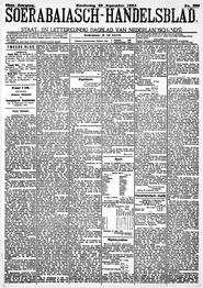 Nederlandsch-Indië. SOERABAIA, 29 September 1904. Sluiting der Mails te Soerabaia. in Soerabaijasch handelsblad