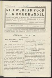 Nieuwsblad voor den boekhandel jrg 80, 1913, no 43, 30-05-1913 in 