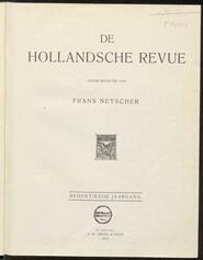 De Hollandsche revue jrg 19, 1914 [Index]