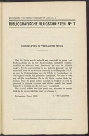 Bibliotheekleven jrg 17, 1932, no 7 [Bijlage]