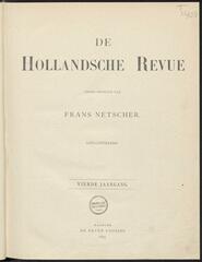 De Hollandsche revue jrg 4, 1899 [Index]