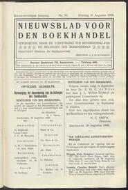 Nieuwsblad voor den boekhandel jrg 76, 1909, no 70, 31-08-1909 in 