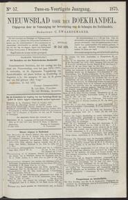 Nieuwsblad voor den boekhandel jrg 42, 1875, no 57, 20-07-1875 in 