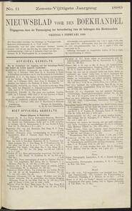 Nieuwsblad voor den boekhandel jrg 56, 1889, no 11, 08-02-1889 in 