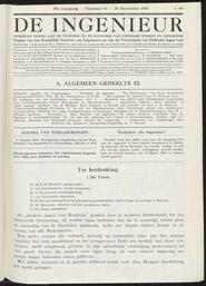 De ingenieur; Weekblad gewĳd aan de techniek en de economie van openbare werken en nĳverheid jrg 49, 1934, no 52, 28-12-1934 in 