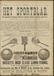 Het sportblad; Officiëel orgaan van den Nederlandschen Athletiek-Bond jrg 7, 1899, no 27, 13-07-1899 in 