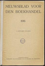 Nieuwsblad voor den boekhandel jrg 83, 1916, no 1, 04-01-1916 in 