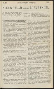 Nieuwsblad voor den boekhandel jrg 36, 1869, no 40, 07-10-1869 in 