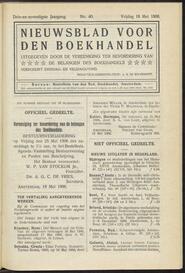Nieuwsblad voor den boekhandel jrg 73, 1906, no 40, 18-05-1906 in 