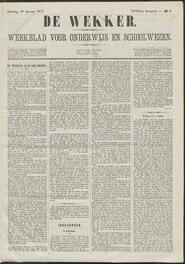 De wekker; weekblad voor onderwijs en schoolwezen jrg 34, 1877, no 8, 27-01-1877 in 