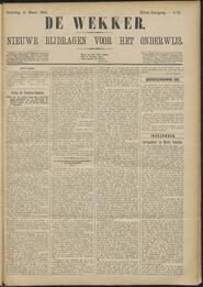 De wekker; weekblad voor onderwijs en schoolwezen jrg 41, 1884, no 22, 15-03-1884 in 