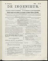De ingenieur; Weekblad gewĳd aan de techniek en de economie van openbare werken en nĳverheid jrg 18, 1903, no 24, 13-06-1903 in 