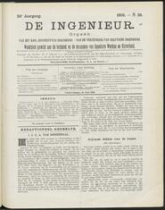 De ingenieur; Weekblad gewĳd aan de techniek en de economie van openbare werken en nĳverheid jrg 24, 1909, no 26, 26-06-1909 in 
